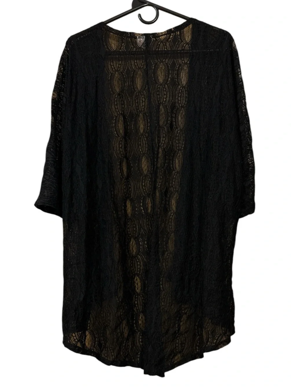 LuLaRoe Black Lace Cover-Up - Picture 3 of 3